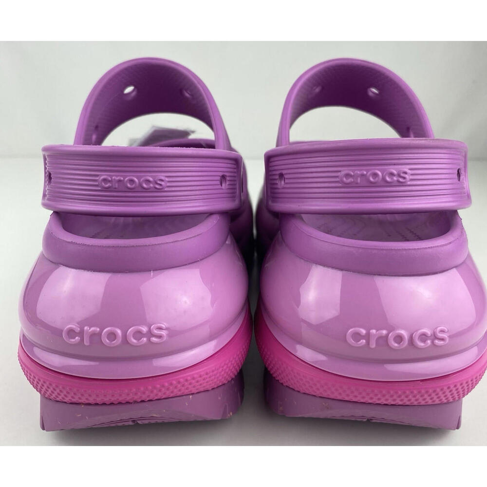 NEW Crocs Classic Mega Crush Platform Sandal 8 Juice Fuchsia Pink 207989 NWT - Picture 4 of 13